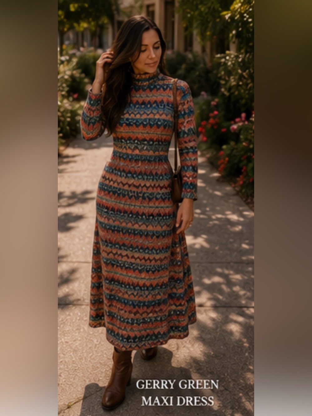 Gerry Green Swiss Made vintage brand sz Large maxi (C8)